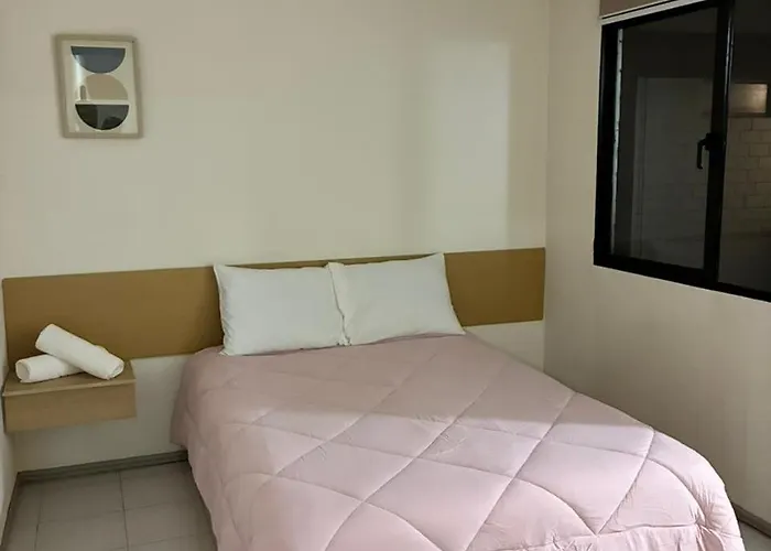 Departamento Cerca Del Aeropuerto Aicm, Estadio Gnp, Palacio De Deportes, Estadio Harp Helu, Autodromo Hermanos Rodriguez, Muy Cerca De Estacion Del Metro Zaragoza Apartment *